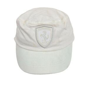 Puma Ferrari White Cap Hat Adult One Size Fleece Lined